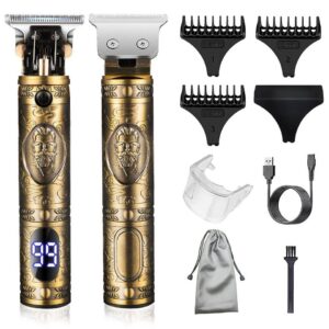 Haiaveng Haarschneider Haarschneidemaschine Profi Detailer Haarschneider Herren Haartrimmer, Kabelloser Präzisionstrimmer Konturenschneider Easy Trim Rasierer