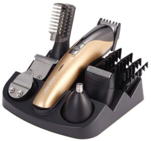 M2-Tec Multifunktionstrimmer Multigroomer, Haarschneide-Set, Multigroomer, Akku/Netz, Ladetechnik über Micro USB, 11 Aufsätze