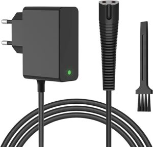 Newding 12V 0.4A Ladekabel für Braun Rasierer Serie 9 8 7 6 5 3 1 und Epilierer Silk epil Serie 9 7 5 Charger 492 5544 5542 320s 3010s 3020s 5030s 947cc BT7220 MGK5280 MGK7220