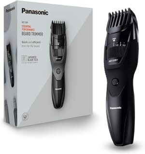 Panasonic ER-GB43 Bartschneider mit 20 Längeneinstellungen (0.5-10 mm), inklusiv Ladestation schwarz