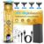 7Magic Bartschneider Professionelle Wasserdichte Haarschneider, 1200-mAh-Akku Barttrimmer herren, LED-Display Herren Trimmer